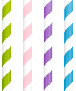 8.5 in Boba Tea Paper Straws 1,050 ct.