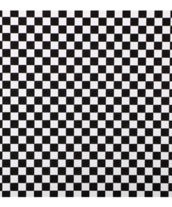 12 in x 12 in Black and White Check Sandwich Wraps 2000 ct.