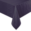 54 in x 108 in Black Plastic Tablecloths 12 ct.