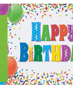 Happy Birthday Placemat and Napkin Combo Pack 500 ct.