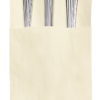 8.25 in x 4.25 in Coin Embossed Quickset Ecru Ivory Dinner Napkins 800 ct.